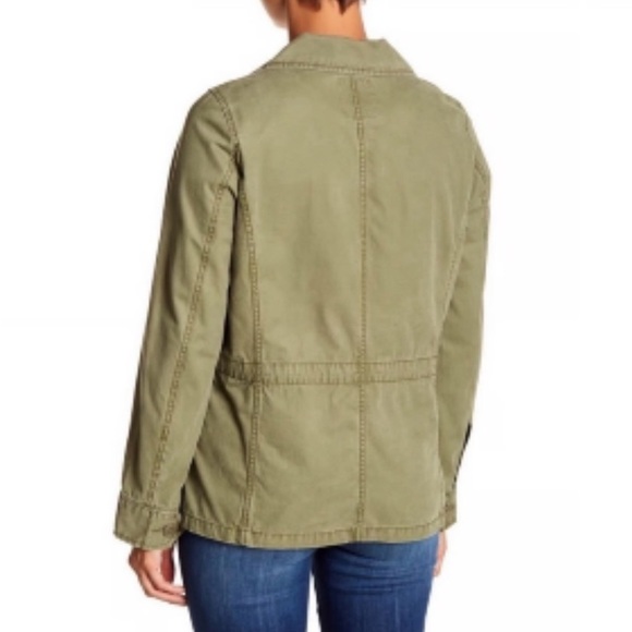 Madewell button down army green field utility jacket coat women’s S - Picture 4 of 13